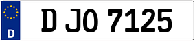 Truck License Plate